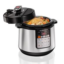 Hamilton Beach Electric Pressure Cooker, 10 in 1, Stainless Steel, 5.7L, Slow Cook