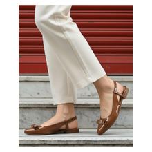 BAGATT Loraine Cognac Womens Slingback Sandal Heels
