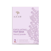 Azah Exfoliating Foot Mask for Cracked Feet - Lavender (Pack of 2)