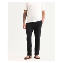 Rare Rabbit Black Stretchable with Side Pockets Pajama