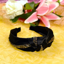 YoungWildFree Black Glitter Stylish Hairband For Women-New Fancy Design 2021