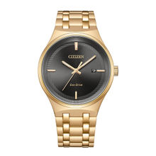 Citizen Axiom Eco-Drive Black Dial 4.1 cm Men Watch- BM7653-50E (M)