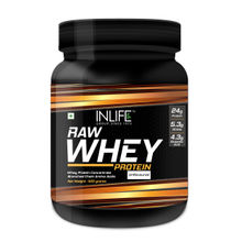 Inlife 100% Raw Whey Protein Concentrate Instantized Powder - Unflavoured
