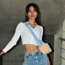 EcoRight Yellow Unisex Crossbody Box Sling Bag