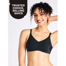 InvisiBlend™ Bonded Seamless Non Padded Non Wired Shaping Bra NYB325_Black