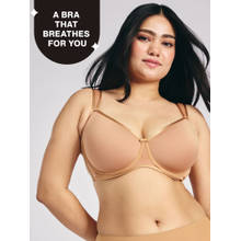 Nykd By Nykaa AirFlex Spacer Lightly Padded Flexi Wired Breathable Bra NYB423-Tan