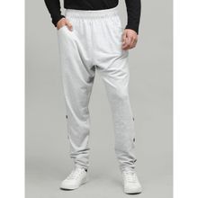 Chkokko Men Casual Off White Track Pant
