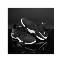 Red Tape Men Solid Black Basketball Shoes