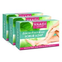 Vaadi Herbals Elbow-Foot-Knee Scrub Soap - Pack of 3