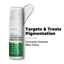 Dr. Sheth's Kesar & 2% Kojic Acid Daily Pigmentation Correction Cream I Provides Even Skin Tone |30G