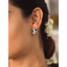 925 Silver Shaya by CaratLane Feeling Sundar Oxidised Hoops in