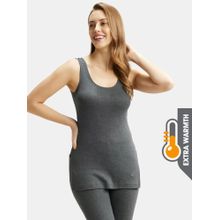 Jockey 2500 Women Extra Warmth Combed Cotton Rich Thermal Tank Top - Charcoal Melange