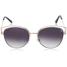 Gio Collection UV Protected Butterfly Women Sunglasses - Gold Frame