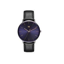 MVMT Legacy Slim Qtz Basic Slim Navy Blue Sunray Round Dial Mens Watch (28000333-D) (M)