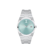 Movado Bold Swiss Qtz Blue Seafoam Round Dial Mens Watch (3601243) (M)