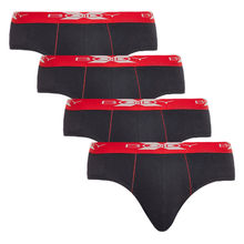 BODYX Pack Of 4 Solid Briefs In Black