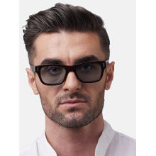 Shisen Fox Gazo Honey Frame Blue Lens Sunglasses (52)