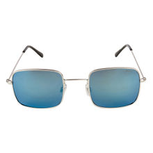 Invu Sunglasses Rectangular Sunglass With Blue Lens For Men