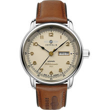 Zeppelin Mediterranean Day Date Analog Dial Color Beige Mens Watch 96645 (Medium)