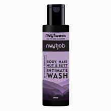 Nuutjob Nuutwash Multipurpose Intimate Cleanser + Shampoo + Body Wash For Men, Natural Ingredients