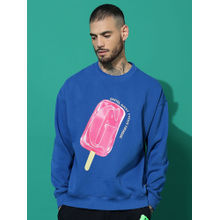 Griffel Sweet Paradise Oversized Blue Sweatshirt