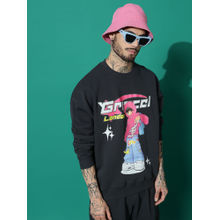 Griffel Cool Kid Oversized Black Sweatshirt