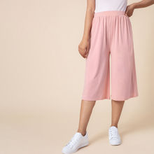 Nykd by Nykaa Sooo Comfy Super Soft Modal Lounge Culottes , Nykd All Day-NYLE 059 - Pink