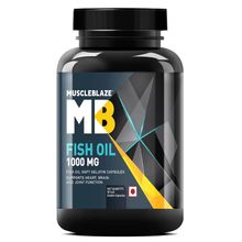 MuscleBlaze Fish Oil 1000mg Capsules