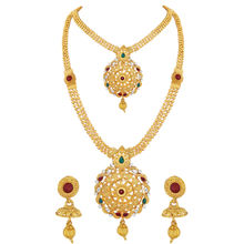 Asmitta Maharani Style Stone Studded Jewellery Set
