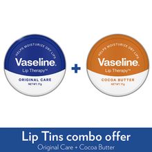Vaseline Lip Tins Combo - Original + Cocoa