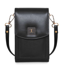 ESBEDA Black Color Mobile Sling Bag for Women (S)