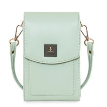 ESBEDA Pista Green Color Mobile Sling Bag for Women (S)