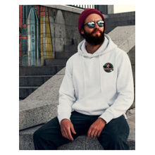 A47 White ISRO GSLV MKIII Pop Art Hoodie (Without Zip)