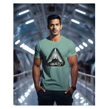 A47 ISRO Classic LVM3 Sage Green Tee