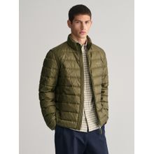 GANT Men Green Solid High Neck Full Sleeves Puffer Jacket