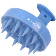 KLOY Round Hair Scalp Massager Shampoo Brush - Blue