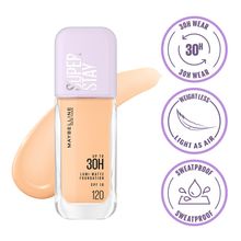 Maybelline New York Super Stay Lumi-Matte Liquid Foundation - 120, 30H Wear, Transfer Proof