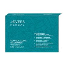 Jovees Herbal Glycolic Acid & Niacinamide Whitening Mini Facial Kit For Brighter & Hydrated Skin 53G