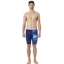 Veloz Hexagon Sun-protech Quick Drying Anti Chafing Jammer-Navy Blue
