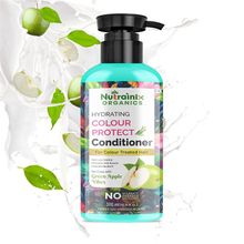 Nutrainix Organics Hydrating Colour Protect Conditioner For Women And Men With Green Apple Vibes