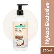 MCaffeine Coconut Cream Body Wash With Calming Coconut Aroma, Mildly Cleanses For Soft & Smooth Skin