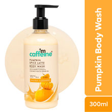 MCaffeine Pumpkin Spice Latte Body Wash With Sweet & Spicy Aroma, Mildly Cleansing For Soft Skin