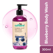 MCaffeine Blueberry Blast Body Wash With Fruity Fresh Blueberry Aroma, Deep Cleansing For Soft Skin