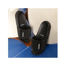 Chupps Bandwidth Sliders Men Casual Sliders Black