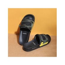 Chupps Men'S Rebel Ergox Plus Comfort Olive Sliders