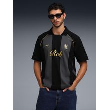 Puma Rcb 2026 Men's Black Colorblock Polo T-Shirt