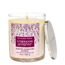 Bath & Body Works A Thousand Wishes Single Wick Candle