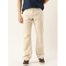 Bene Kleed Men Ecru Rigid Denim Jeans