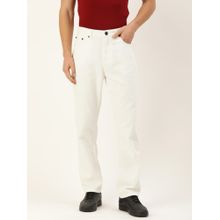 Bene Kleed Men White Straight Fit Jeans