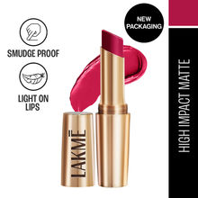 Lakme 9 To 5 Powerplay Priming Matte Lipstick For 16Hr Intense Matte , Rose Day